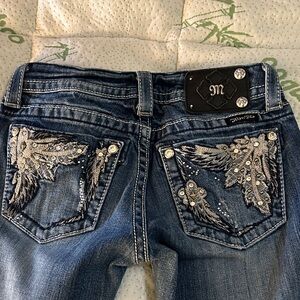 Embellished Blue Jeans